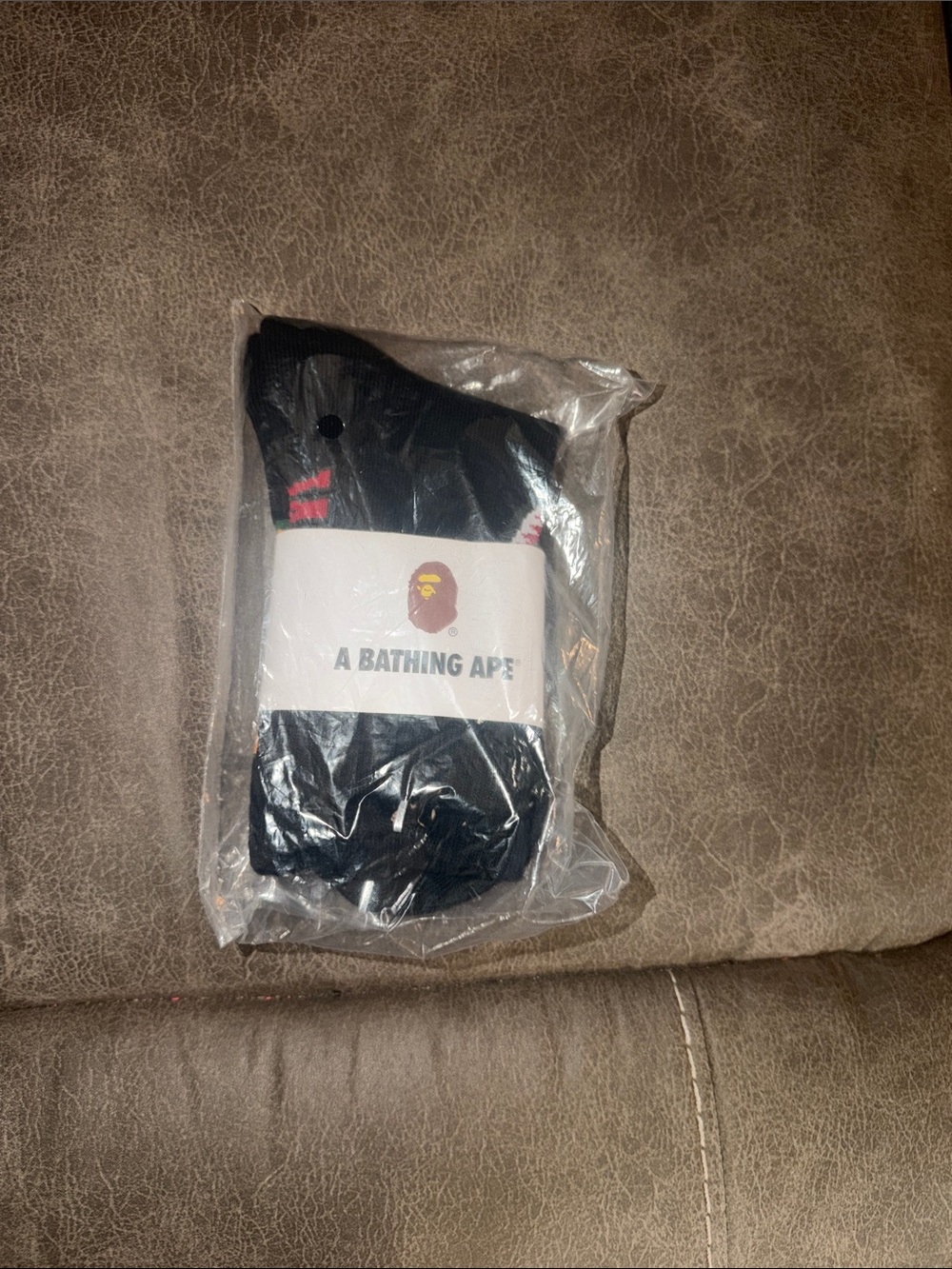 Men’s Black Socks - Logo Crew Pair